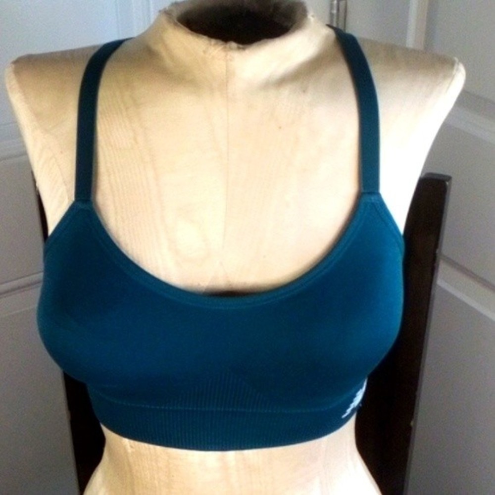 New Balance emerald green sports bra size small padded